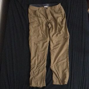 Mountain Hardwear zip off pants